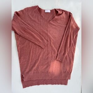 Women's Rust Sweater Cardigan